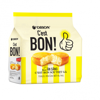 Bánh bông lan Orion C’est Bon sợi thịt gà 5 gói (17g/gói)